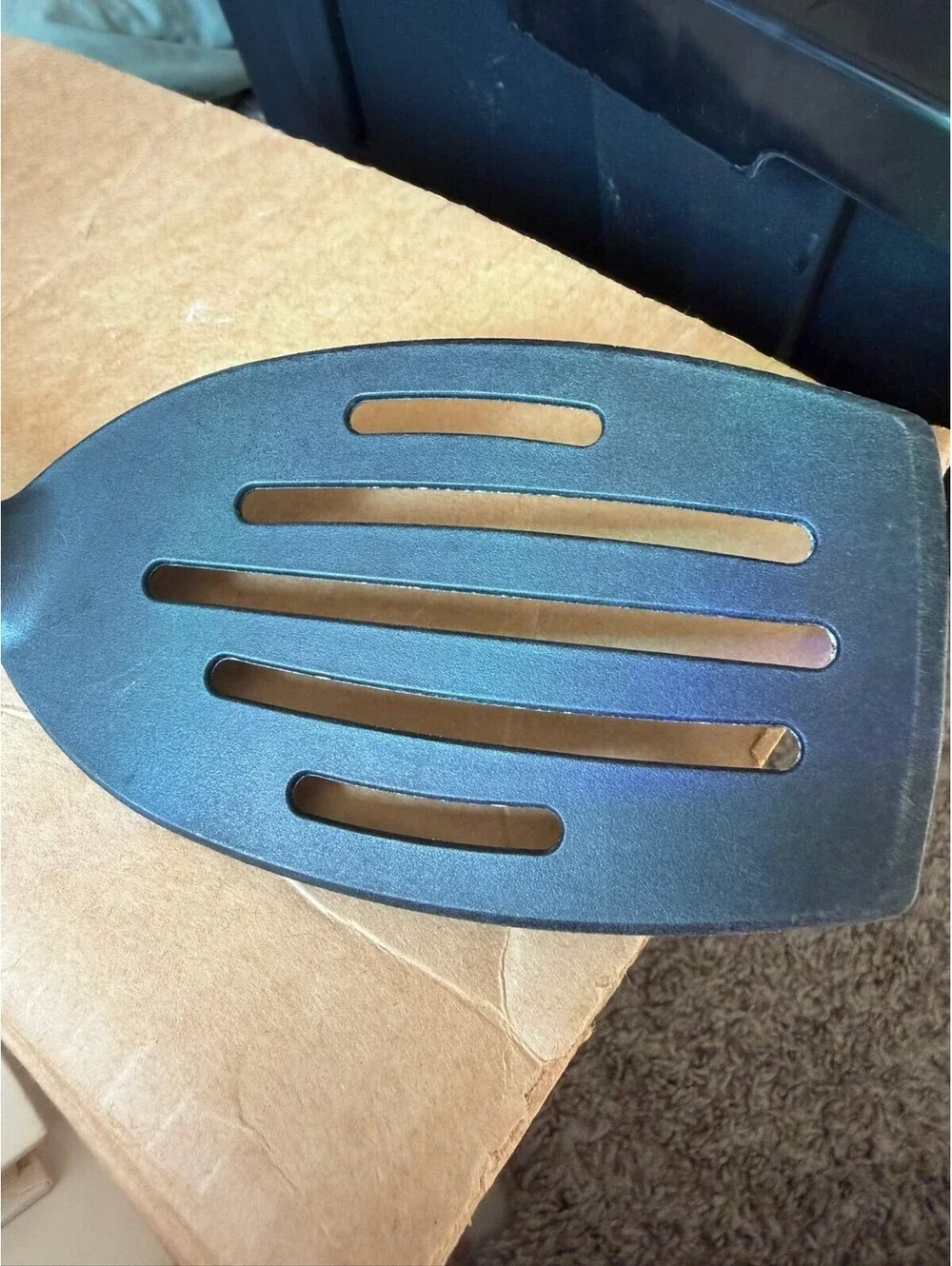 Pampered Chef Black 13 inch Slotted Spatula Turner